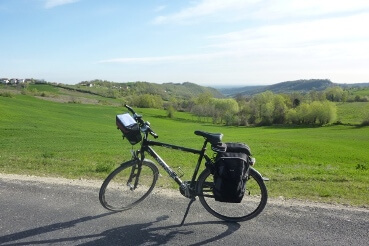Midden Italië fietsreis Emilia romagna Castell'Arquato